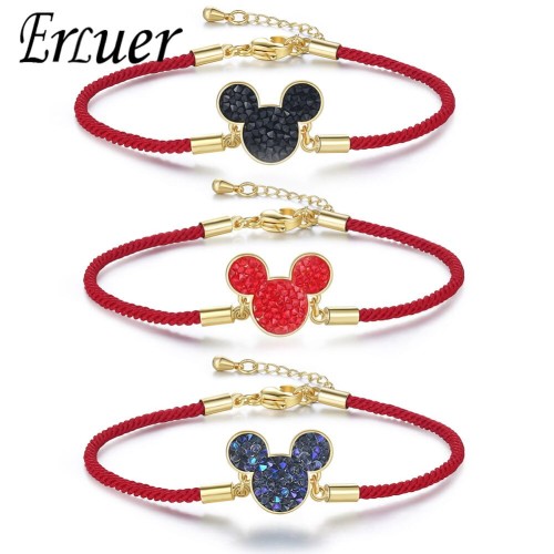 mainimage0ERLUER-korea-ski-moda-Mickey-bransoletki-mi-o-ci-dla-kobiet-Snap-Rock-czerwona-cyrkonia-bransoletki.jpg